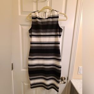 NWOT Calvin Klein Striped Dress